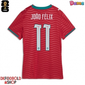 Portugal Joao Felix #11 Hjemmebanetrøje Dame VM 2026 Kort ærmer
